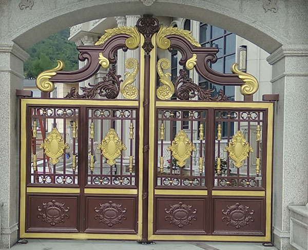 铝艺对开大门